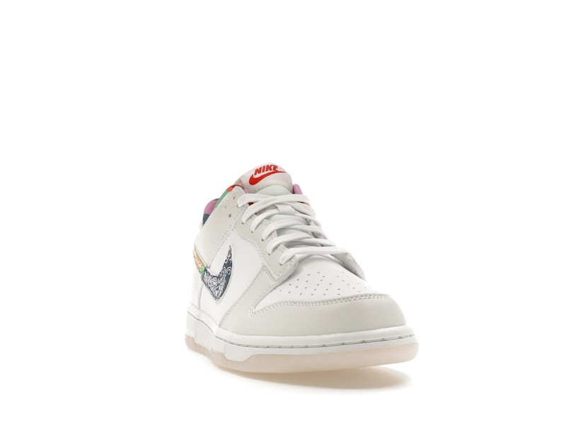 Nike Dunk Low White Multi-Color Paisley (GS)