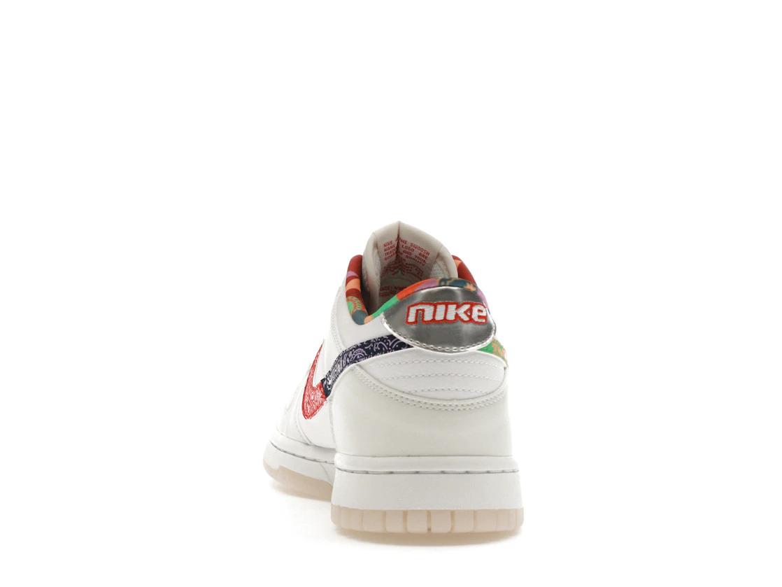 Nike Dunk Low White Multi-Color Paisley (GS)