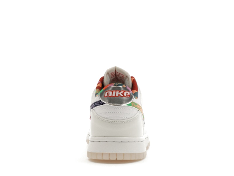 Nike Dunk Low White Multi-Color Paisley (GS)