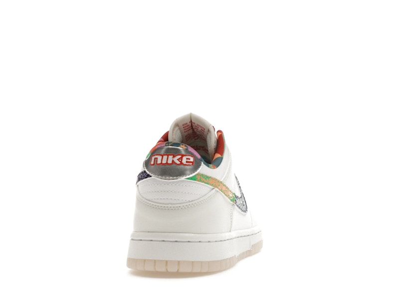 Nike Dunk Low White Multi-Color Paisley (GS)