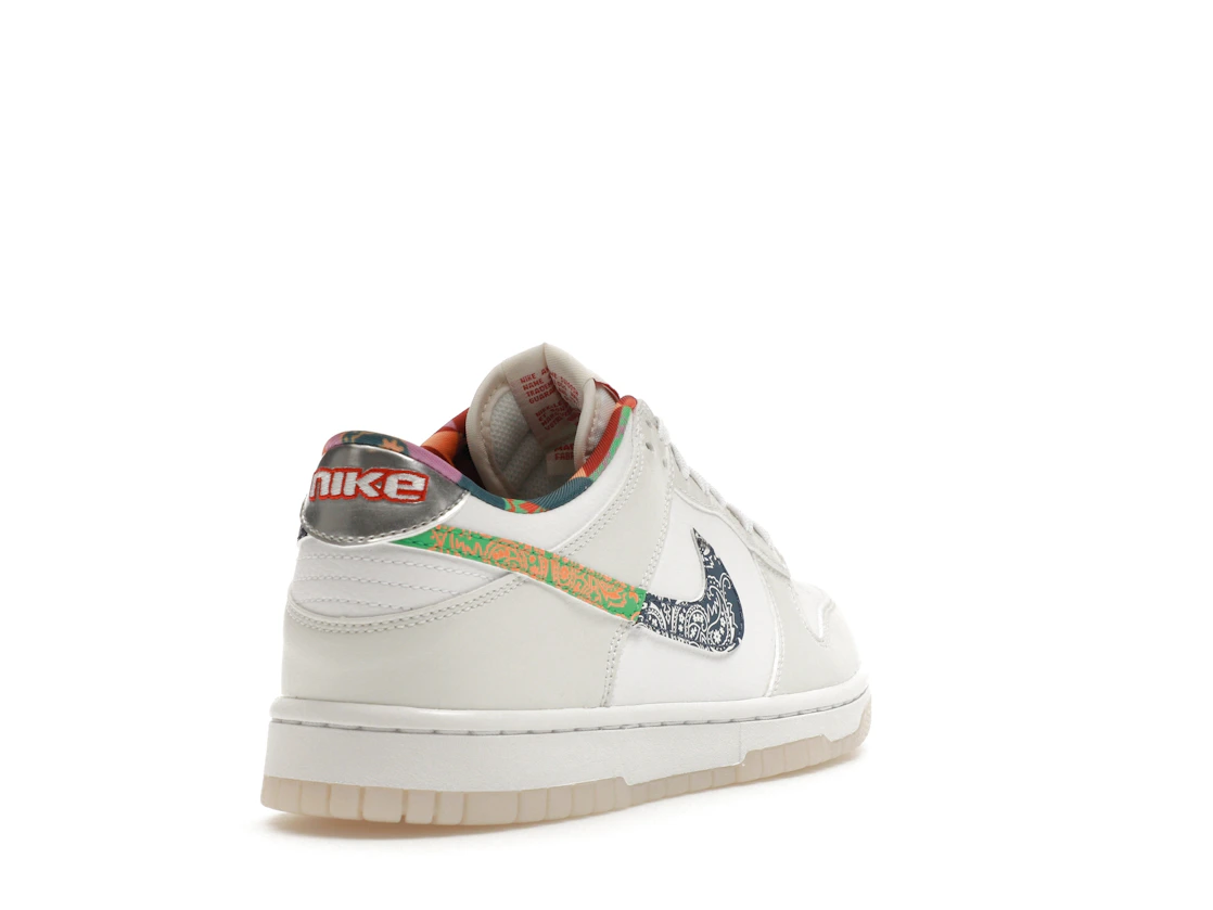 Nike Dunk Low White Multi-Color Paisley (GS)