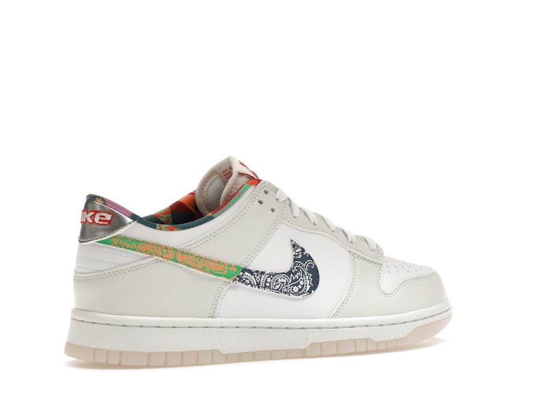 Nike Dunk Low White Multi-Color Paisley (GS)