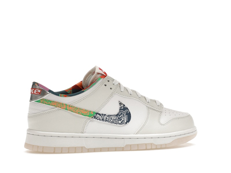 Nike Dunk Low White Multi-Color Paisley (GS)