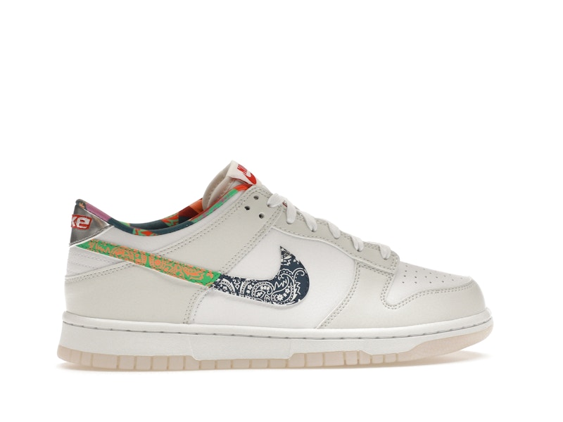 Nike Dunk Low White Multi-Color Paisley (GS)