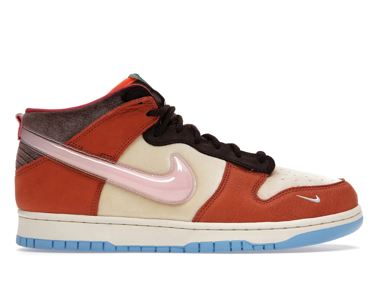 Nike Dunk Mid Social Status Free Lunch Chocolate Milk Men's - DJ1173-700 - US