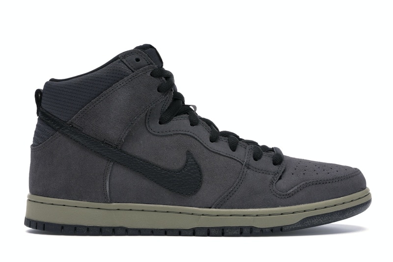 Nike SB Dunk High Anthracite Matte Olve