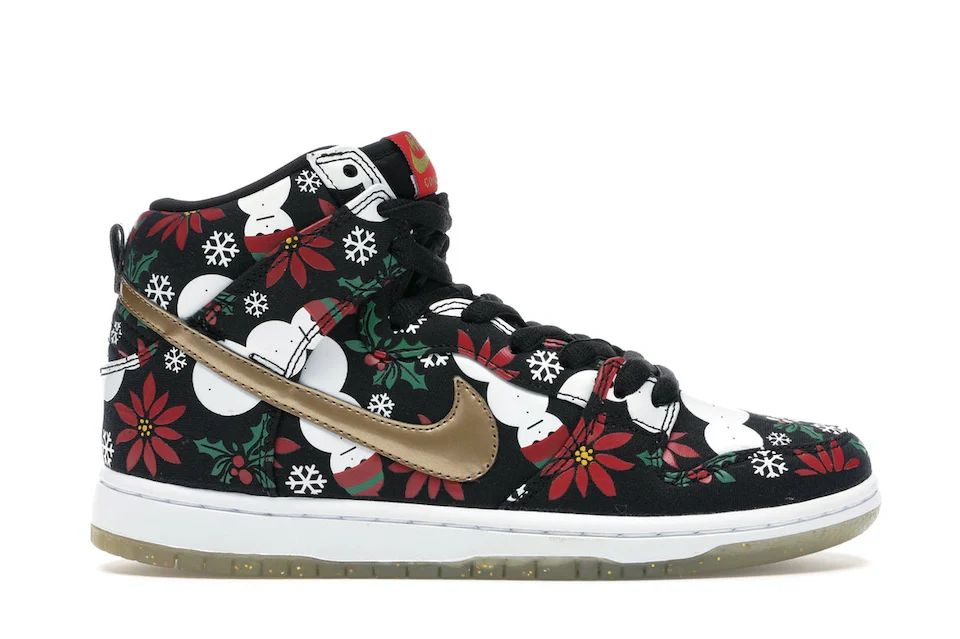 Nike SB Dunk High Concepts Ugly Christmas Sweater Black (Special Box) 0