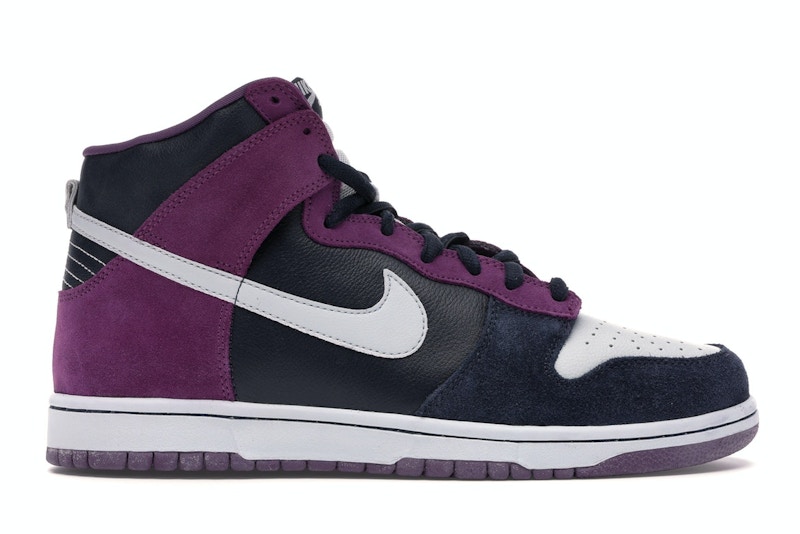 Dark metallic purple grey black sb cheap nike dunks high tops