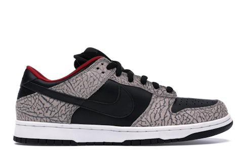 Nike SB Dunk Low Supreme Black Cement (2002) Men's 304292-131 US