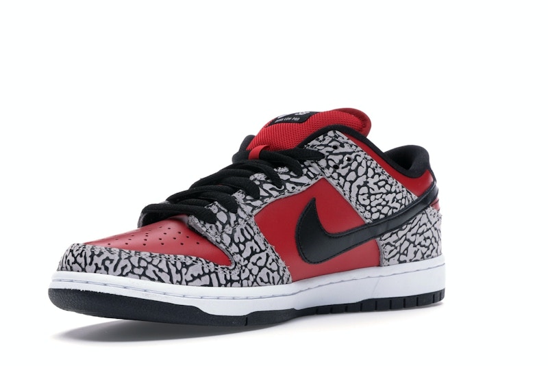 Nike dunk sb low supreme red cement Outlet