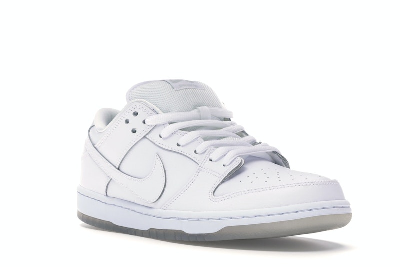 Nike dunk sb low white ice clearance