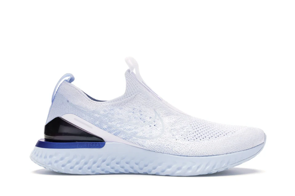 Nike Epic Phantom React Flyknit White Hydrogen Blue (W) - BV0415-101 - MX
