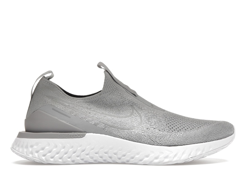 Women's nike epic react flyknit running shoes wolf deals grey