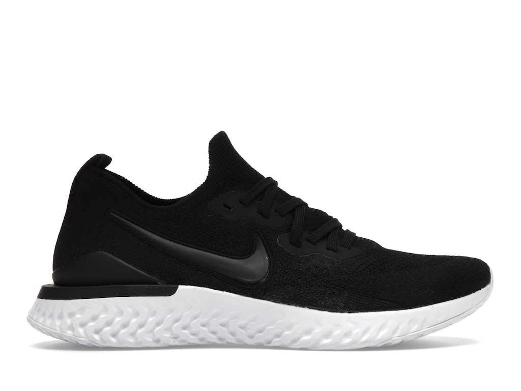 Nike Epic React Flyknit 2 Black White Men's - BQ8928-002 - US