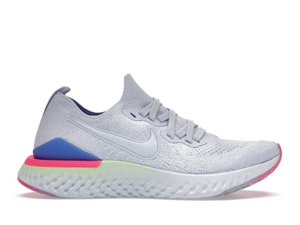 Nike Epic React Flyknit Hydrogen Blue Sapphire Hyper Pink