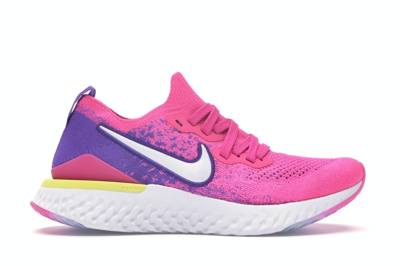 Nike Epic React Flyknit 2 Laser Fuchsia White Women s CK0821
