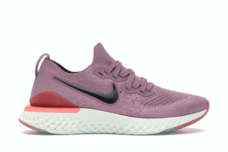 Epic react flyknit 2025 2 grey pink