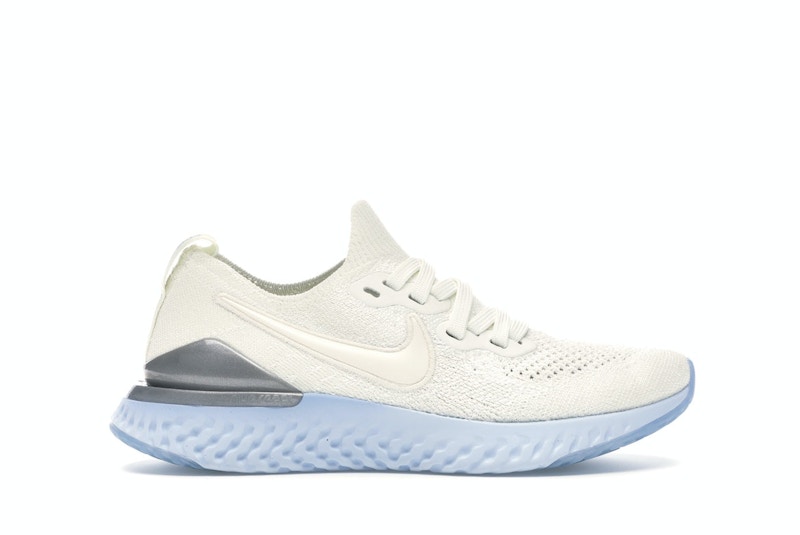 Nike Epic React Flyknit 2 Sail Aluminum Women s BQ8927 100 GB