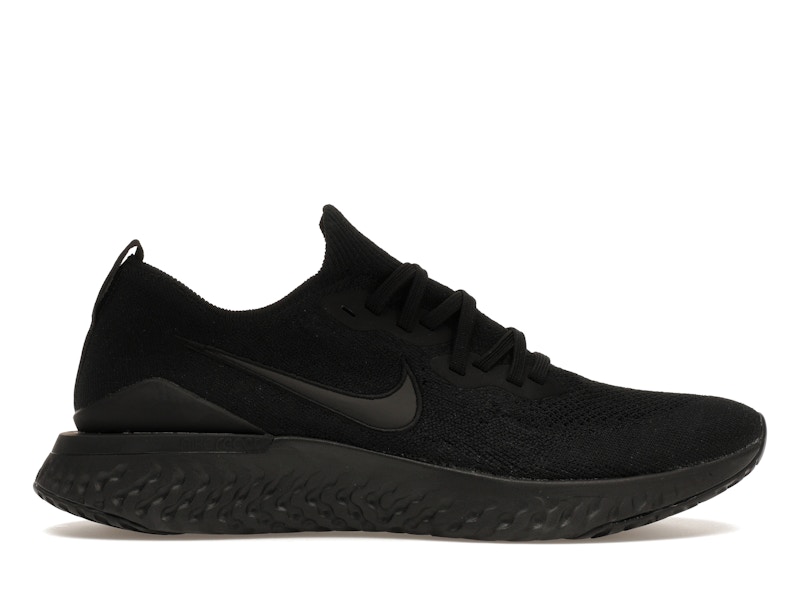 Nike Epic React Flyknit 2 Triple Black Men s BQ8928 011 US
