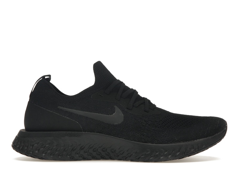 Nike Epic React Flyknit Triple Black Men s AQ0067 003 GB
