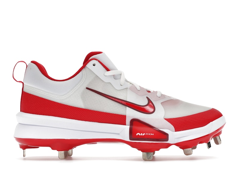 Nike Force Zoom Trout 9 Pro White Team Red University Red Men's