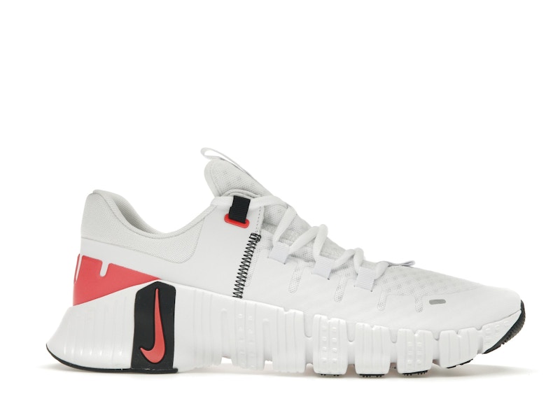 Nike Free Metcon 5 White Bright Crimson
