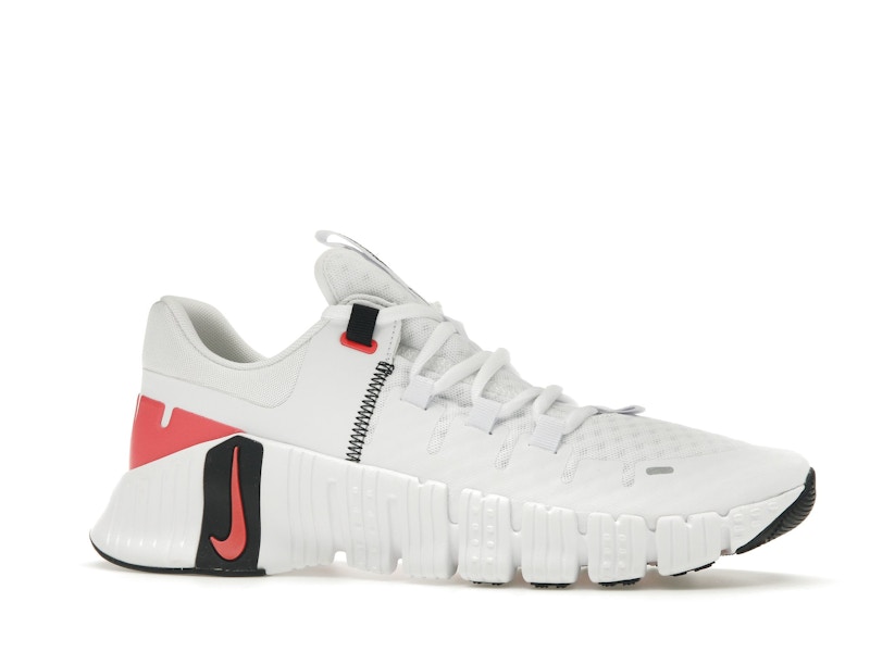 Nike Free Metcon 5 White Bright Crimson