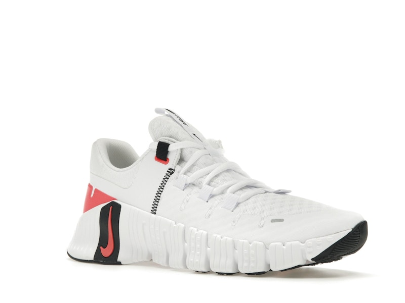 Nike Free Metcon 5 White Bright Crimson