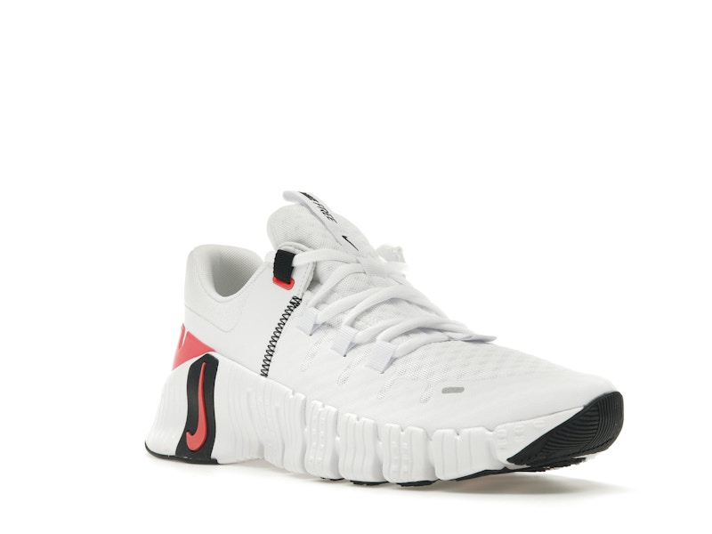 Nike Free Metcon 5 White Bright Crimson