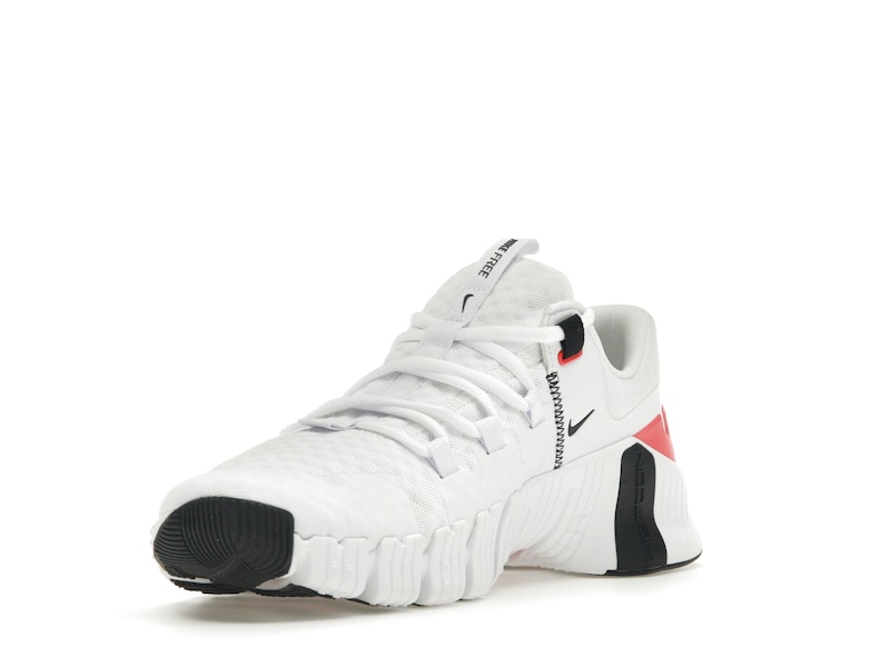 Nike Free Metcon 5 White Bright Crimson