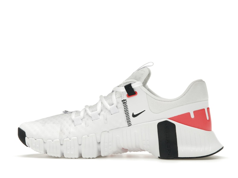 Nike Free Metcon 5 White Bright Crimson