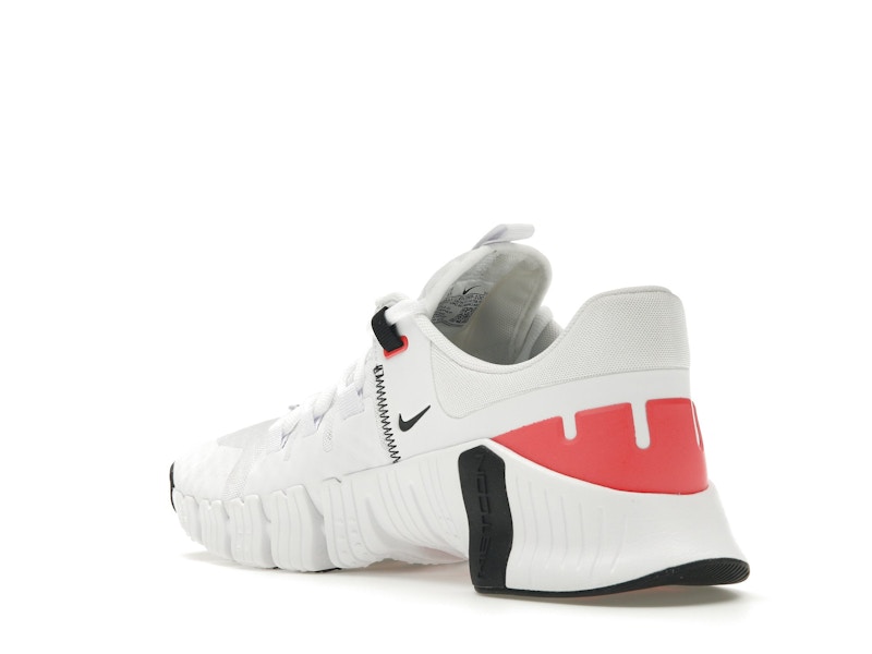 Nike Free Metcon 5 White Bright Crimson