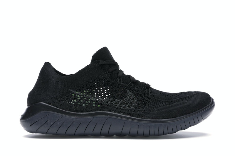 Nike free rn flyknit black anthracite sale