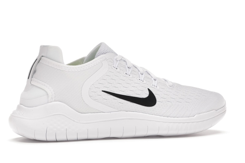 Nike free rn 2018 men's white clearance