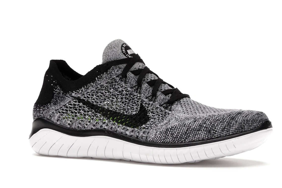 Nike Free RN Flyknit 2018 Black White Ombre