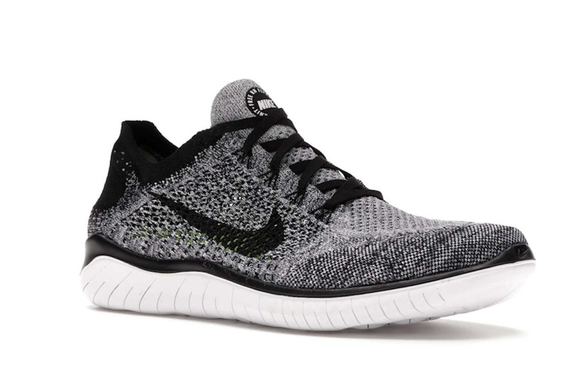 Nike Free RN Flyknit 2018 Black White Ombre