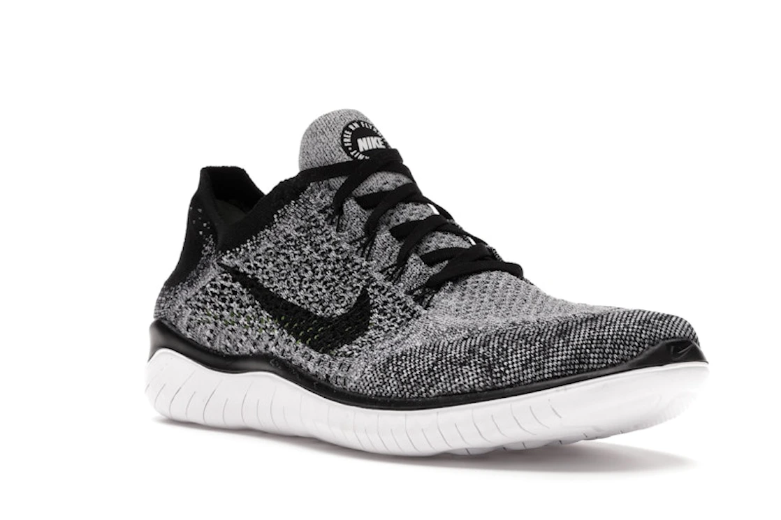 Nike Free RN Flyknit 2018 Black White Ombre