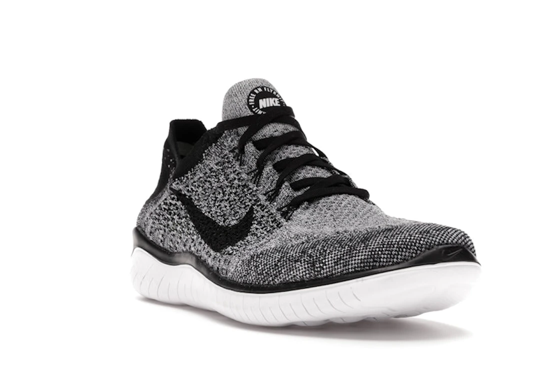 Nike Free RN Flyknit 2018 Black White Ombre