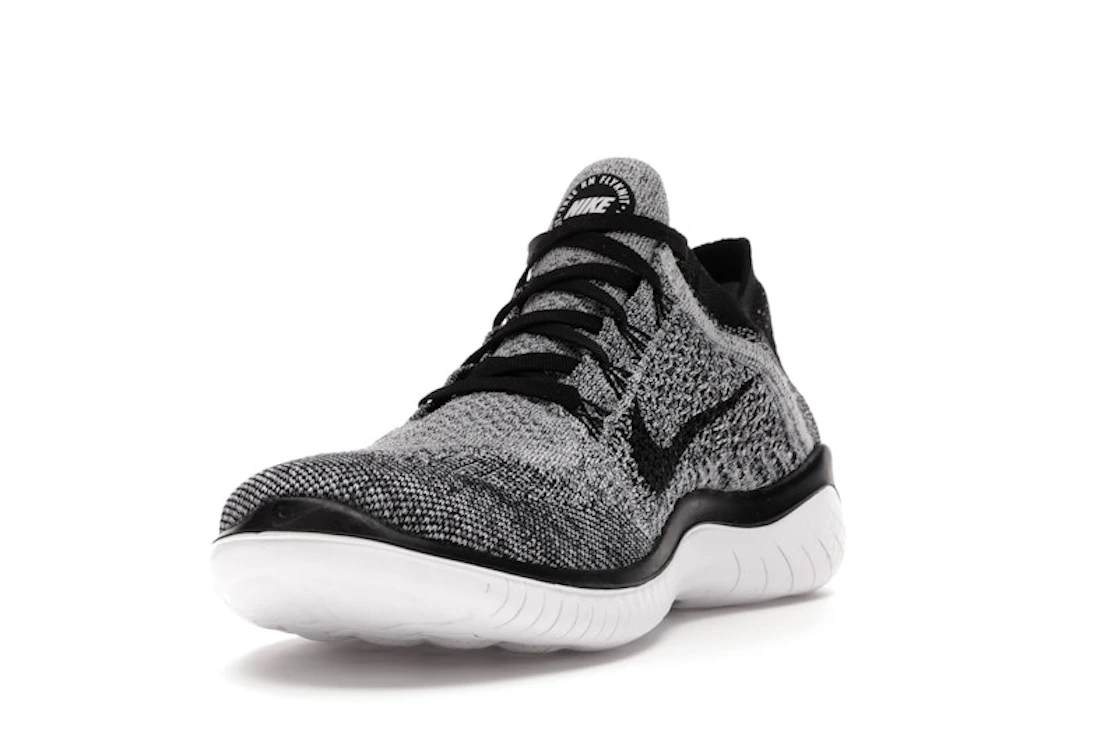 Nike Free RN Flyknit 2018 Black White Ombre