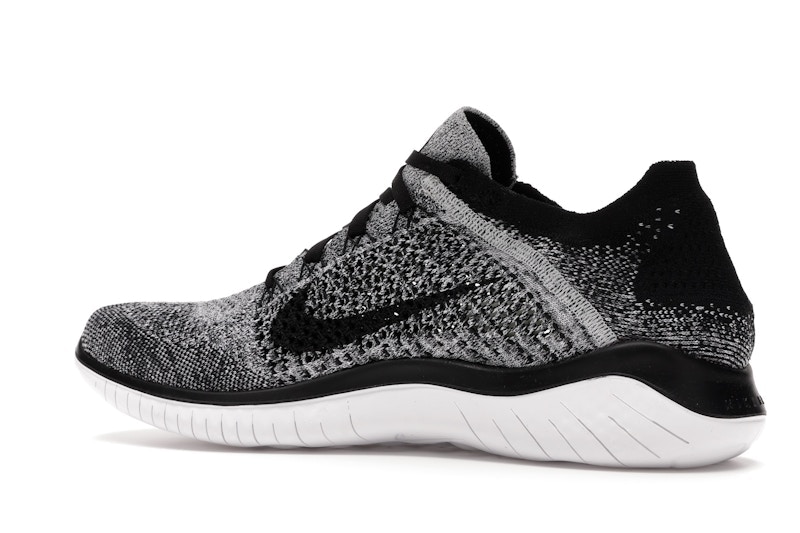 Nike Free RN Flyknit 2018 Black White Ombre