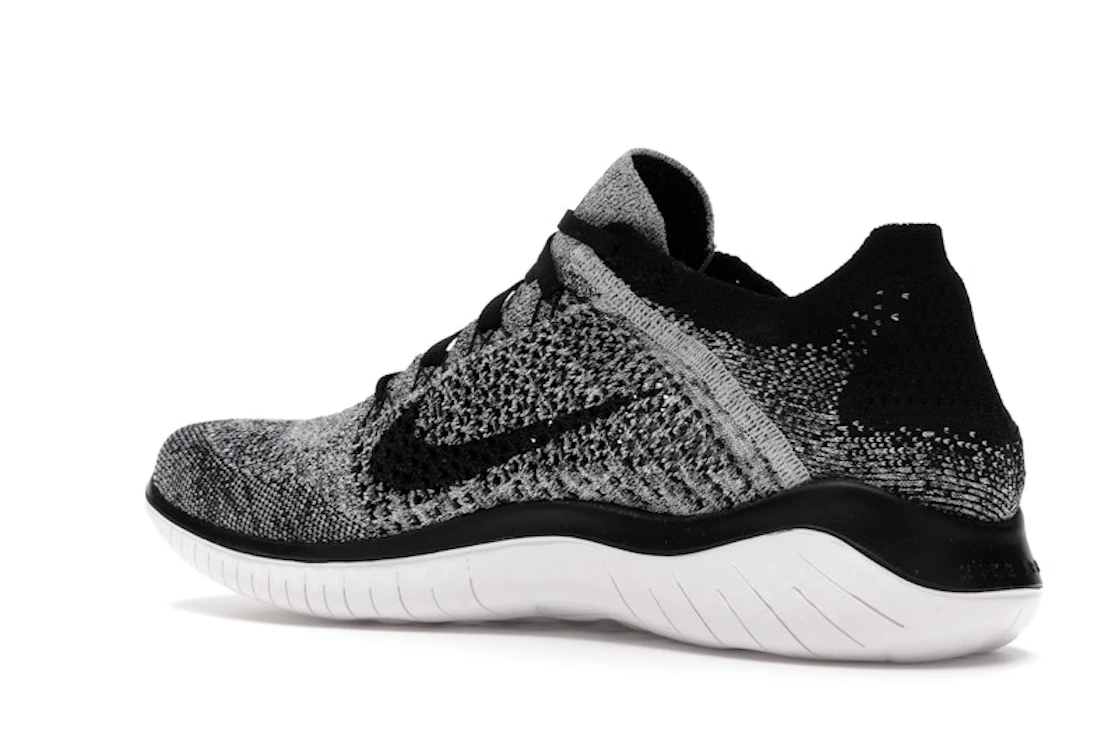 Nike Free RN Flyknit 2018 Black White Ombre