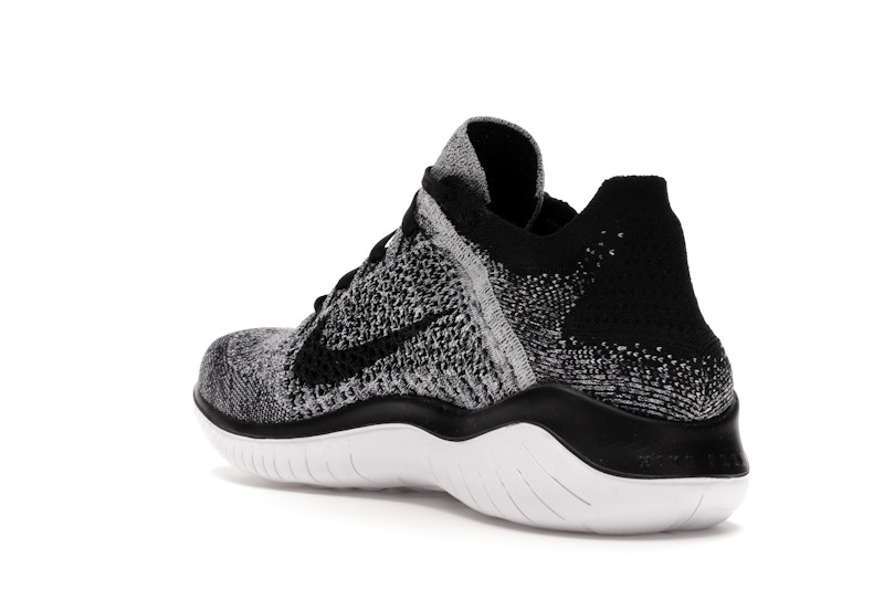 Nike Free RN Flyknit 2018 Black White Ombre