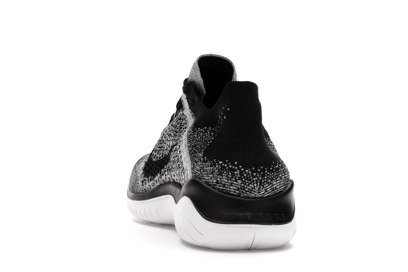 Nike Free RN Flyknit 2018 Black White Ombre