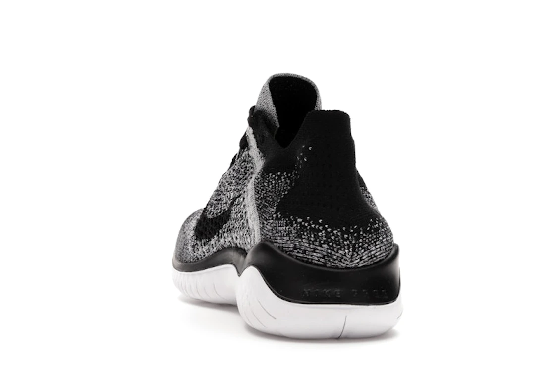 Nike Free RN Flyknit 2018 Black White Ombre