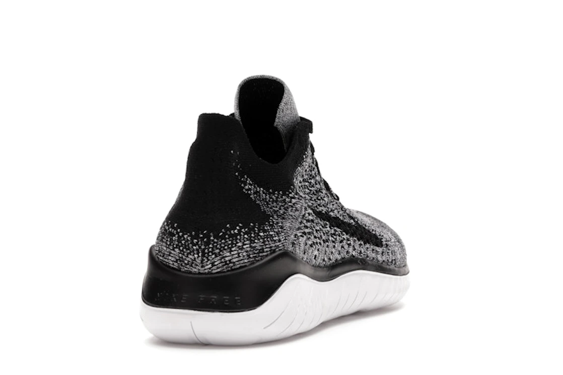 Nike Free RN Flyknit 2018 Black White Ombre