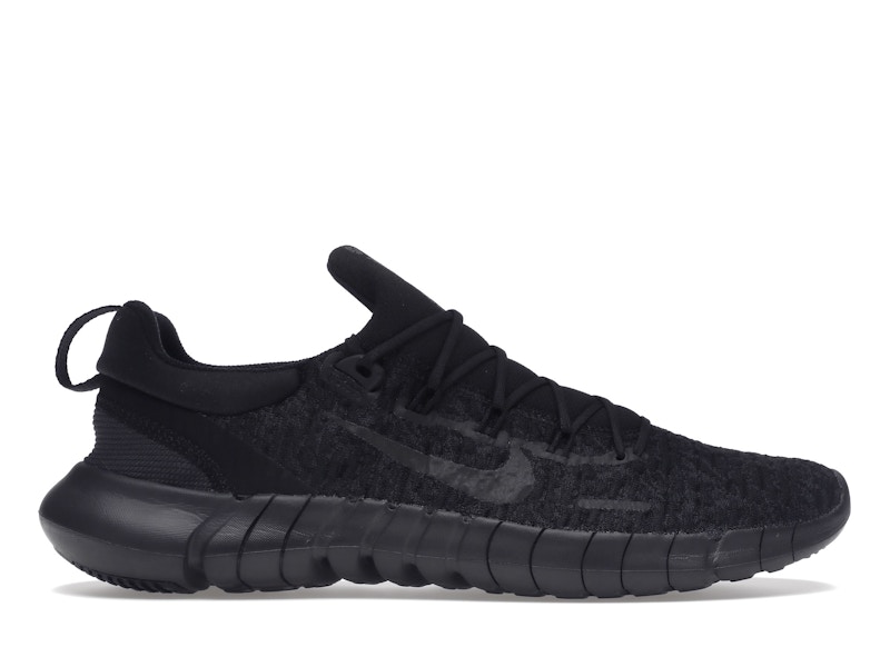 Free rn 5.0 men's black best sale