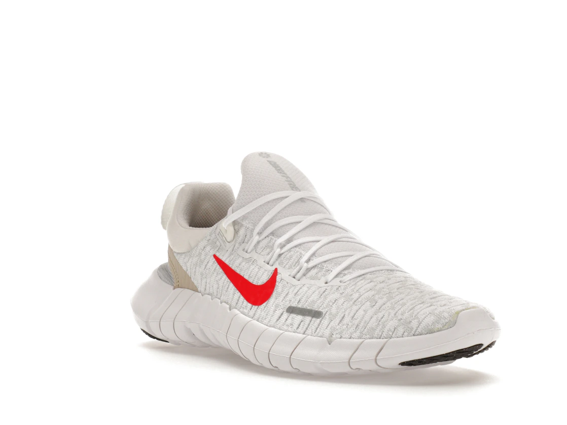 Nike Free Run 5.0 Next Nature White Siren Red Sanddrift
