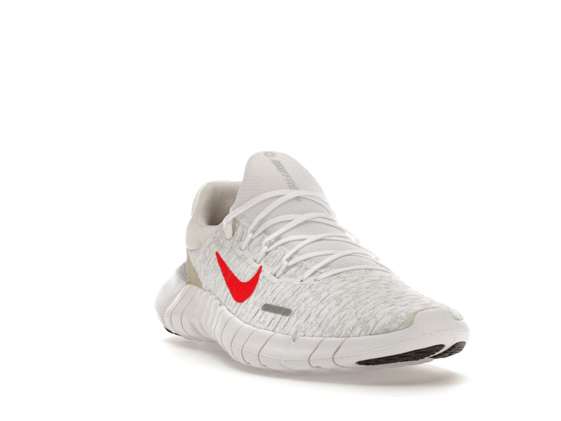 Nike Free Run 5.0 Next Nature White Siren Red Sanddrift