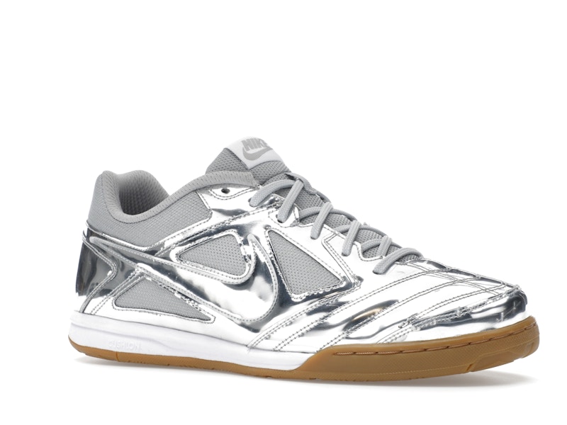 Nike Gato LV8 Metallic Silver White Gum Light Brown