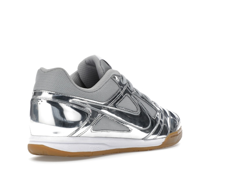Nike Gato LV8 Metallic Silver White Gum Light Brown